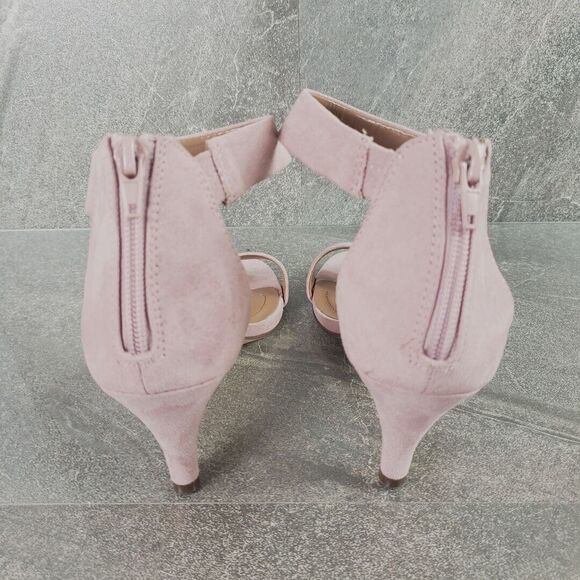 Style & Co. Sandals 9 M Paycee Pink Faux Suede Snake Print Dressy Shoes - Picture 6 of 12